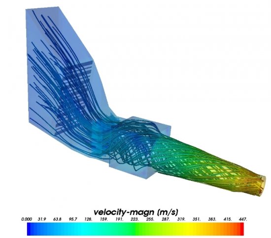 HRSG inlet duct CFD analysis